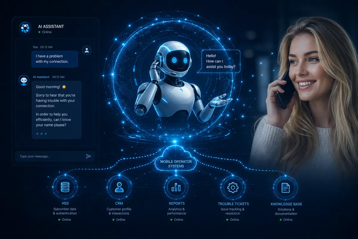 AI-Powered Customer Support for a Telecoms Operator